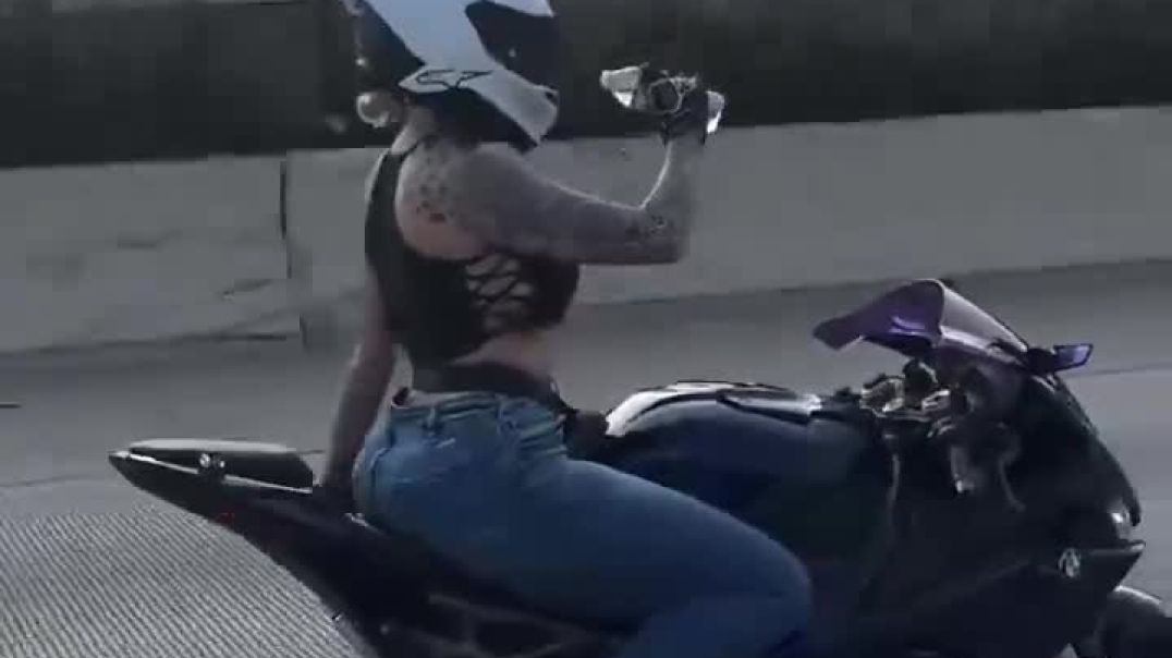 Girl Biker Attitude Video Status Goes Viral